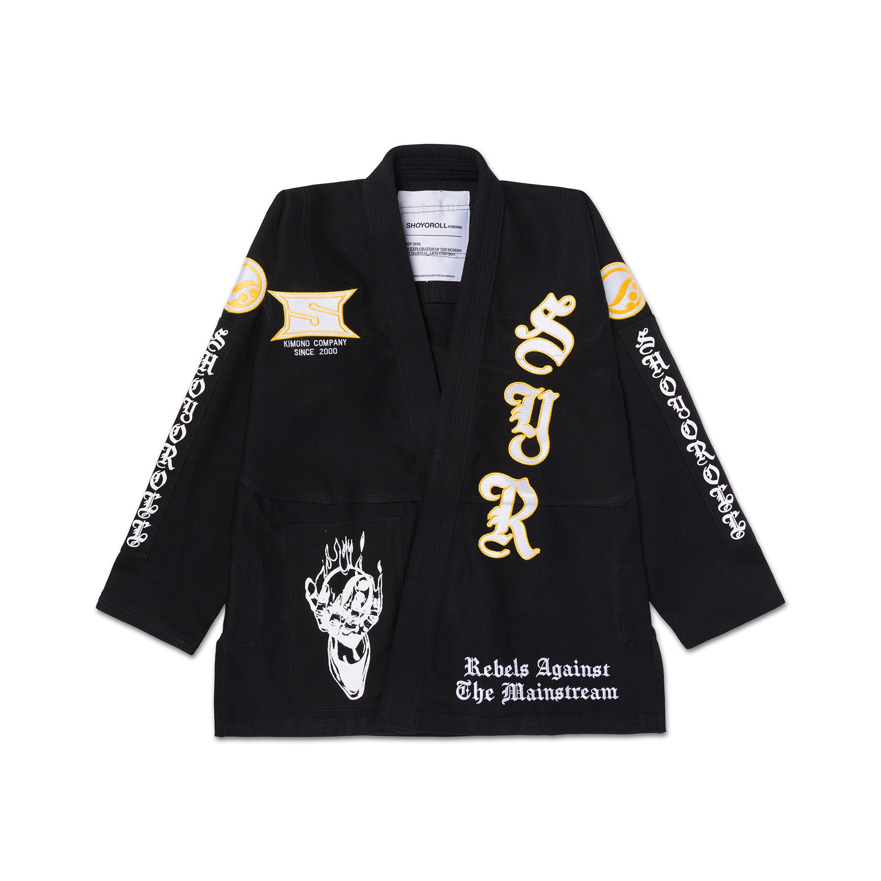 Wiz Flame Kimono (Black)